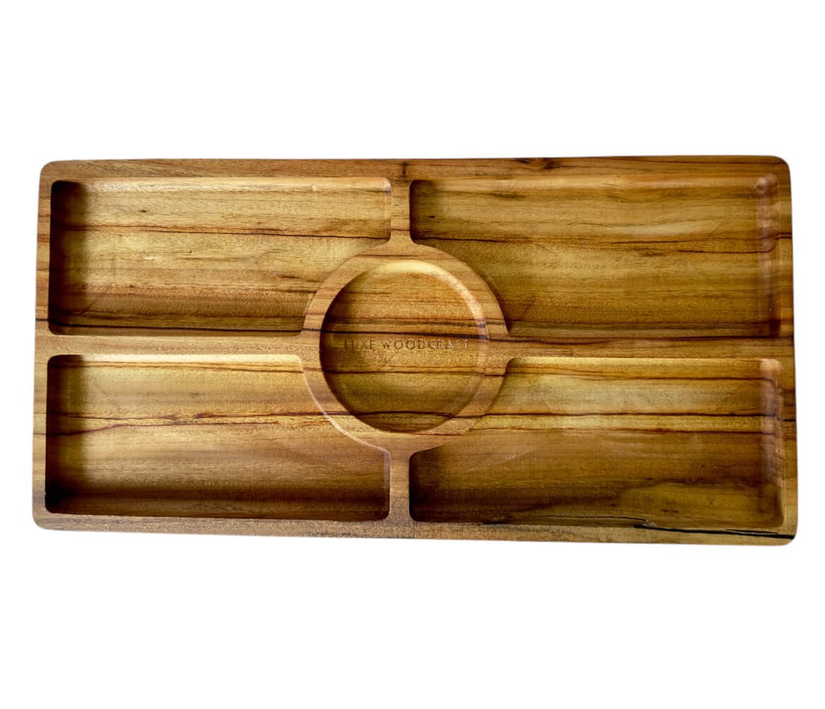 wooden serving tray